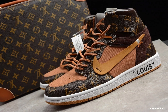 1 x Jordan OW Off-Louis Air AJ1 AQ0818-158 0822